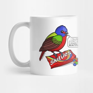 Painted Bunting by Zoodraws, Ver 2 Mug